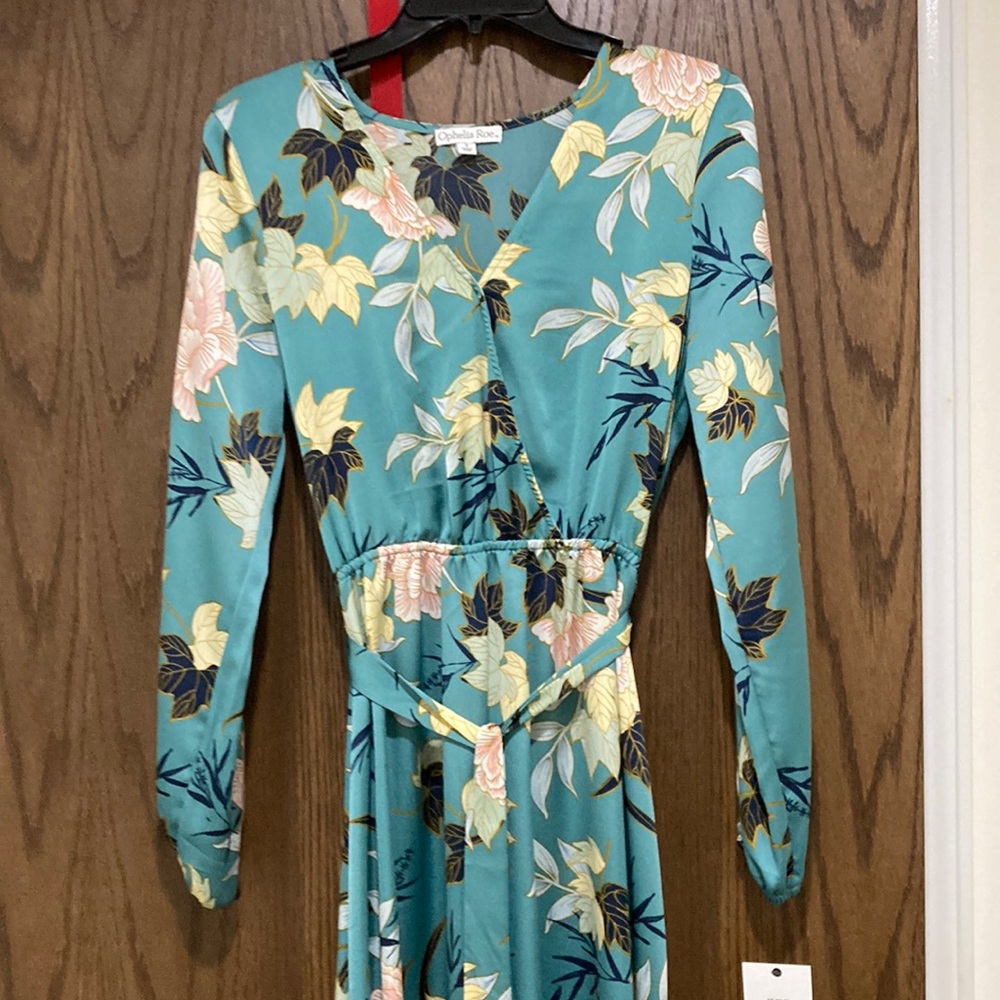 Beautiful new! Silky floral maxi dress